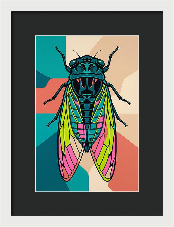 Cicada Pop Art