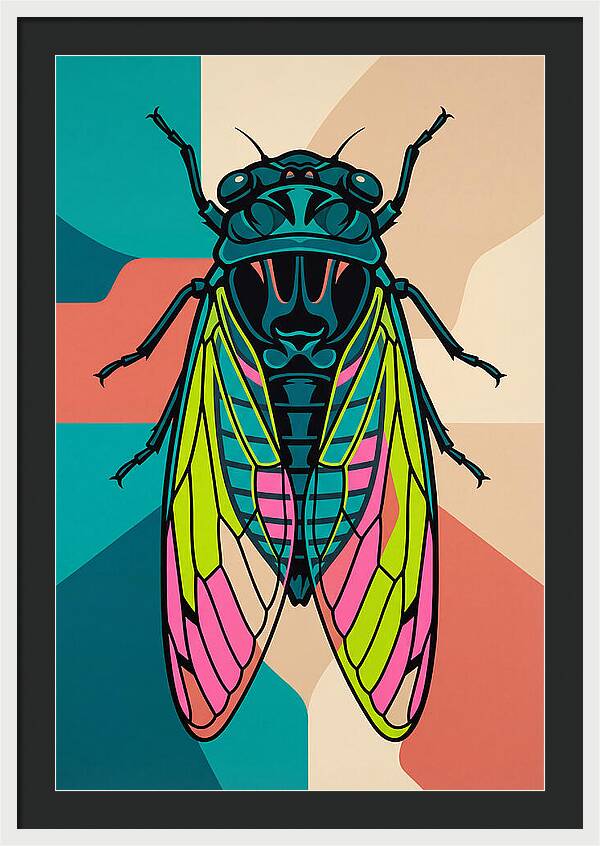 Cicada Pop Art