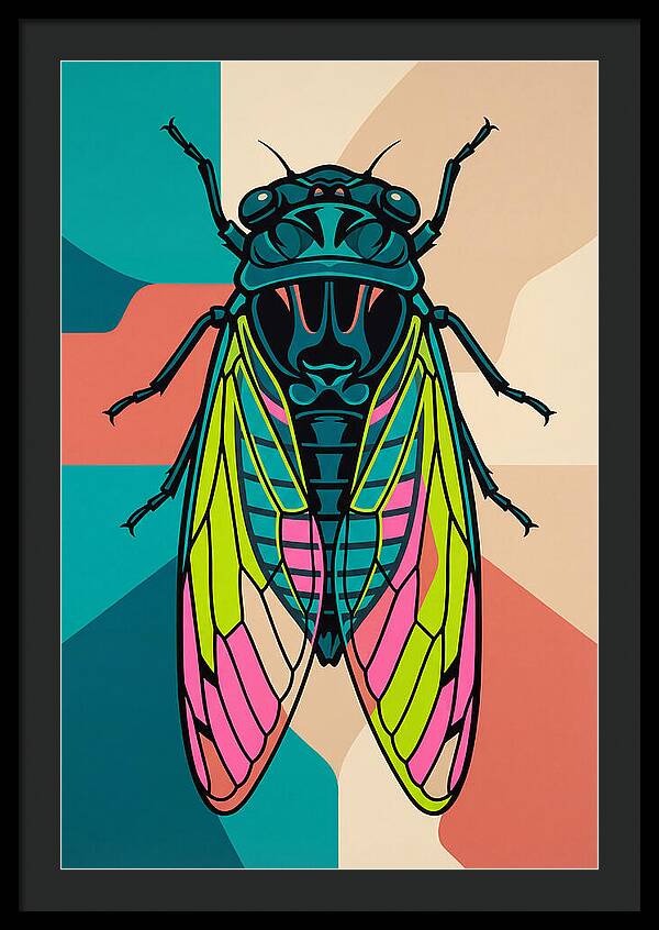 Cicada Pop Art