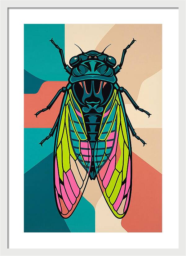 Cicada Pop Art