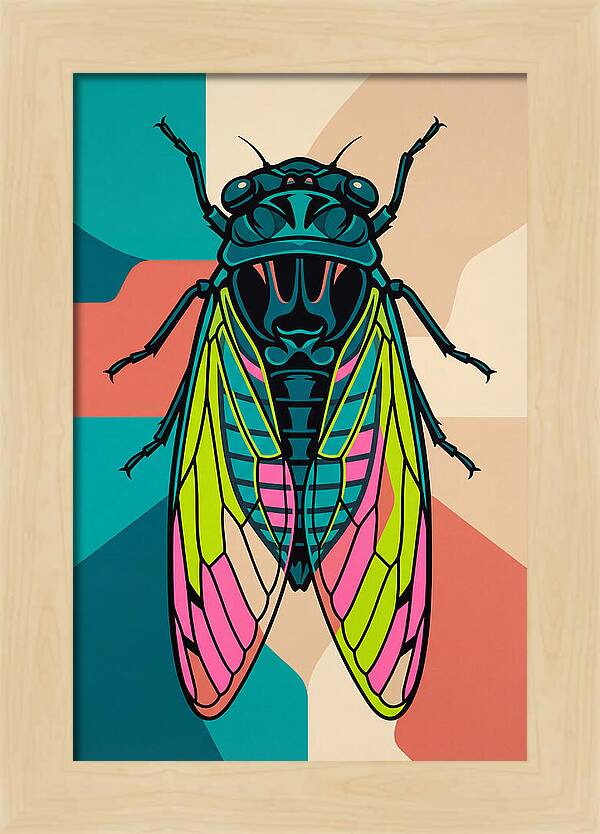 Cicada Pop Art