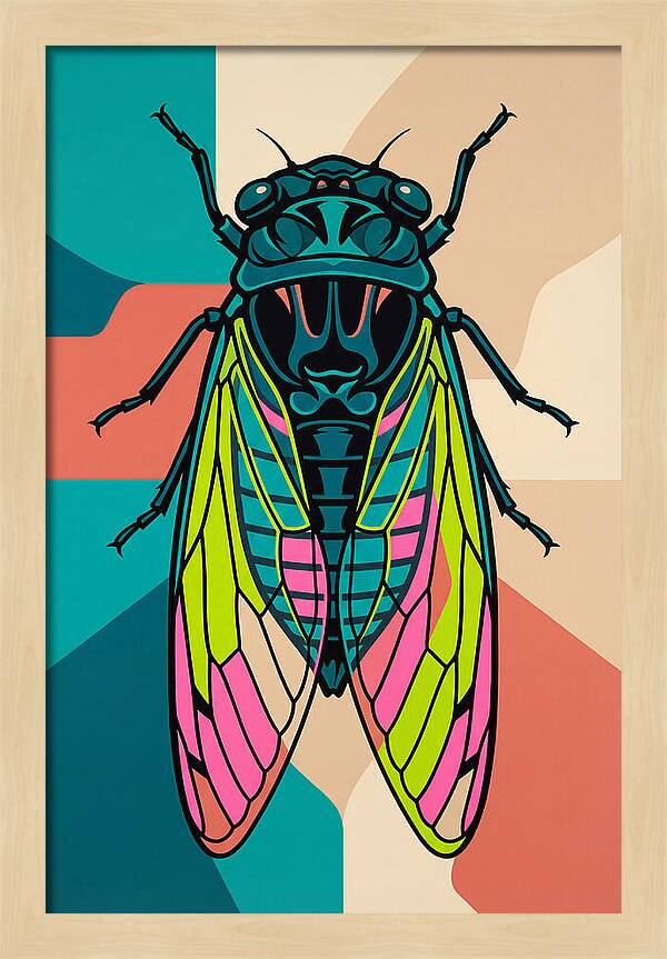 Cicada Pop Art
