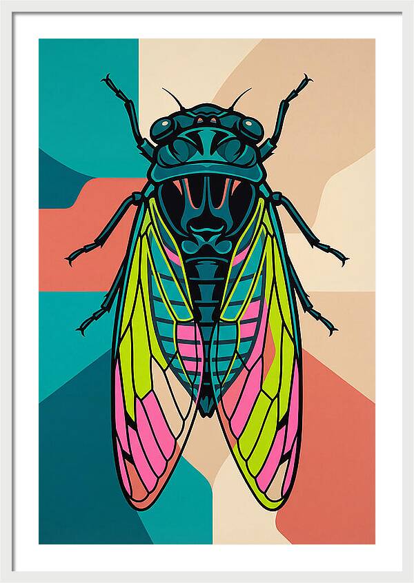 Cicada Pop Art