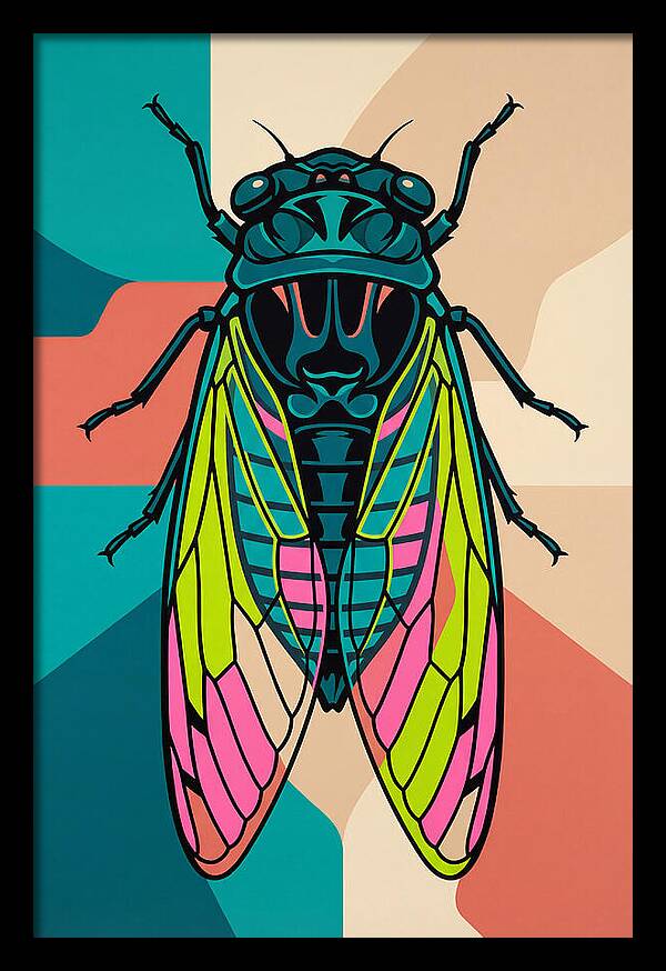 Cicada Pop Art