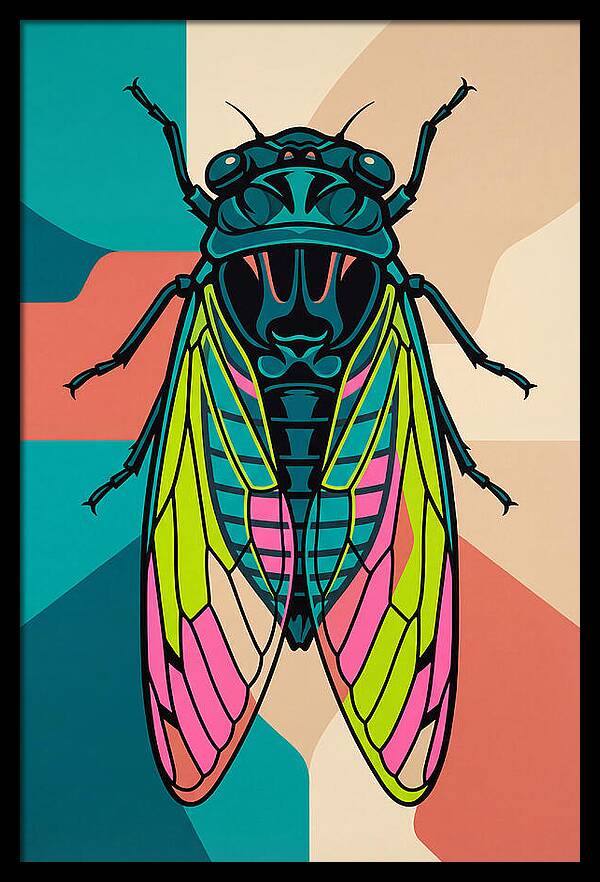 Cicada Pop Art
