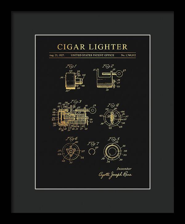 Cigar Lighter Gold Patent Us1769912a