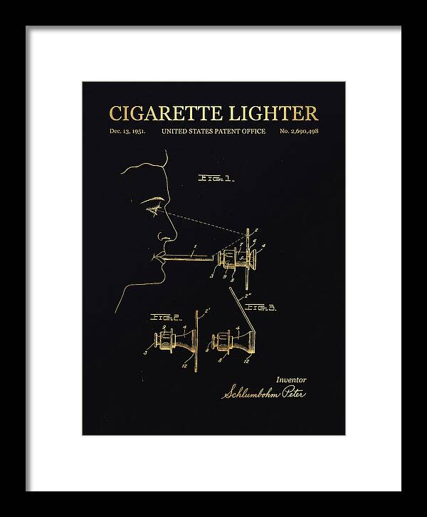 Cigarette Lighter Gold Patent Us2690498a