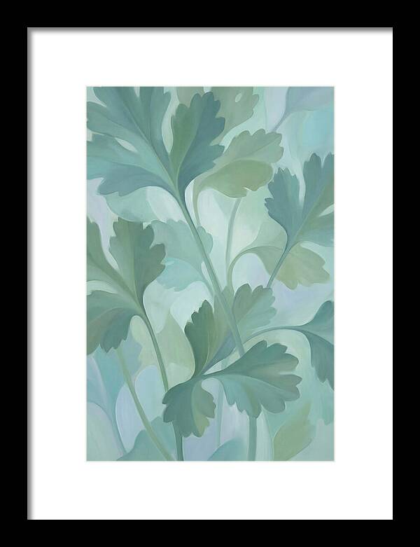 Cilantro Leaves In Soft Green