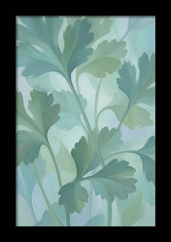 Cilantro Leaves In Soft Green