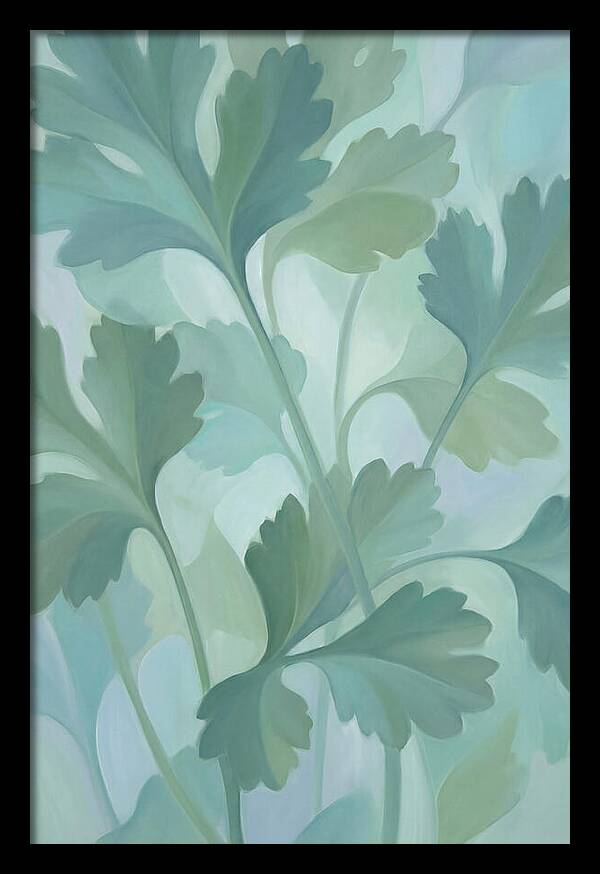 Cilantro Leaves In Soft Green