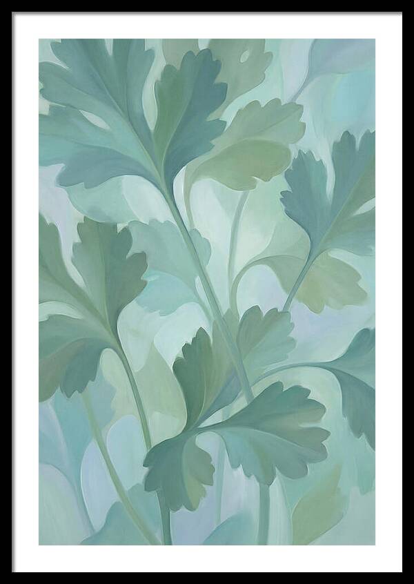 Cilantro Leaves In Soft Green