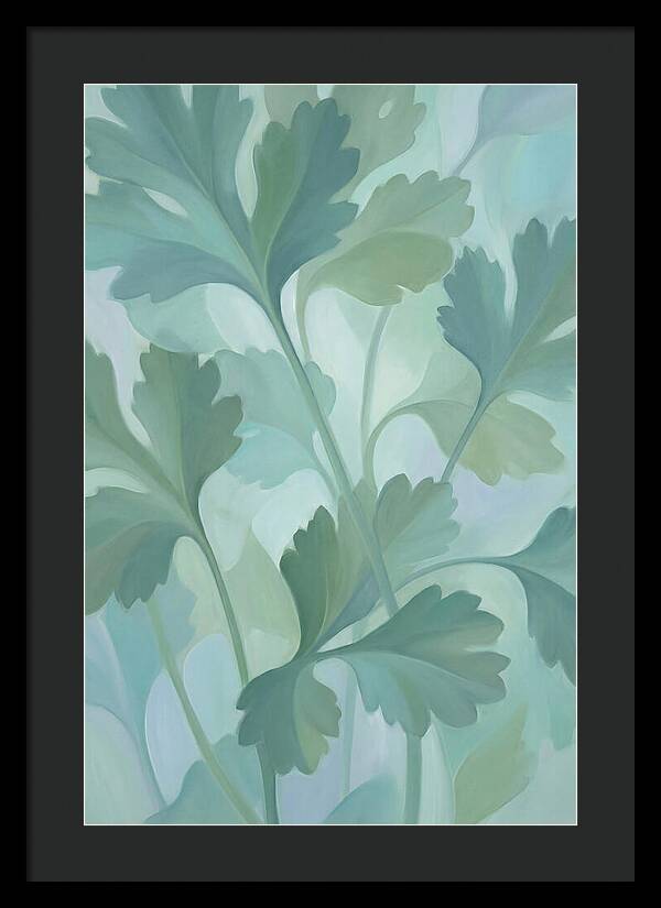 Cilantro Leaves In Soft Green