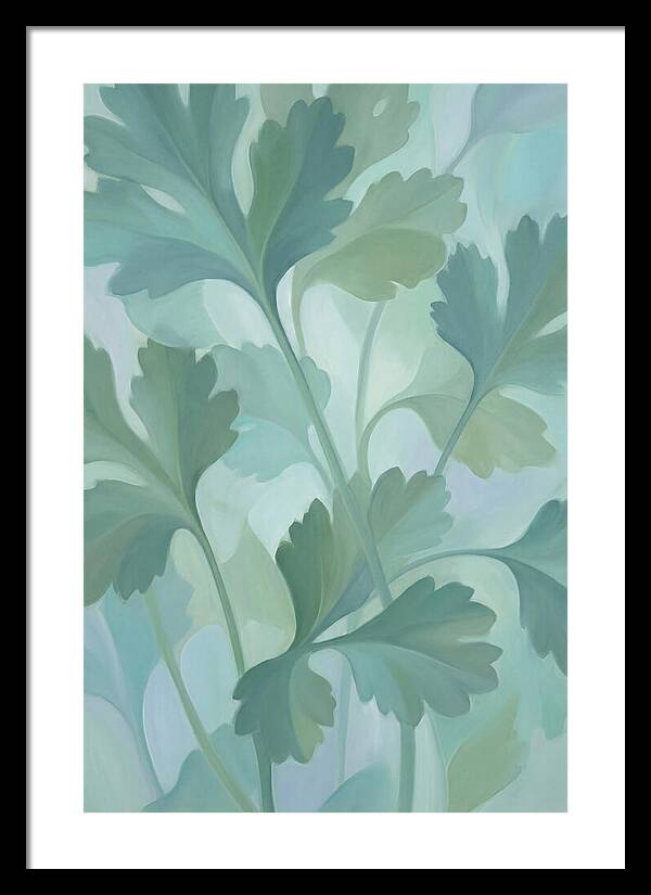 Cilantro Leaves In Soft Green