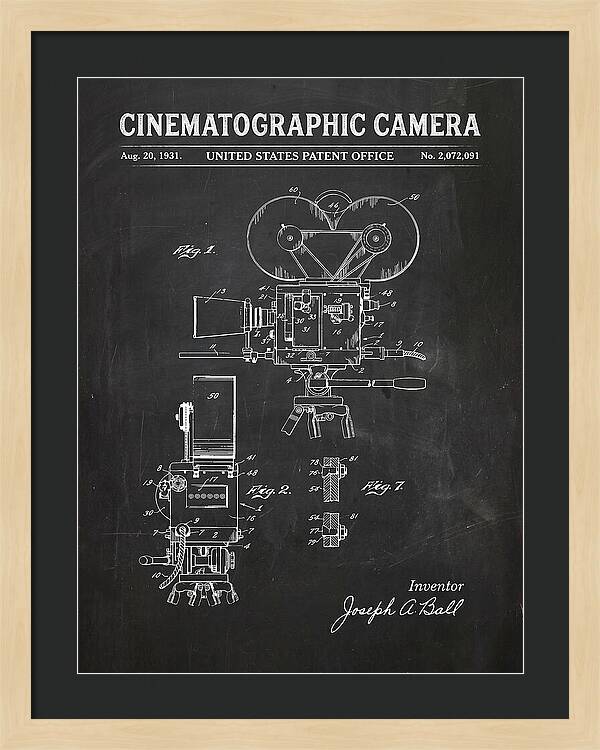 Cinematographic Camera Chalkboard Patent Us2072091a
