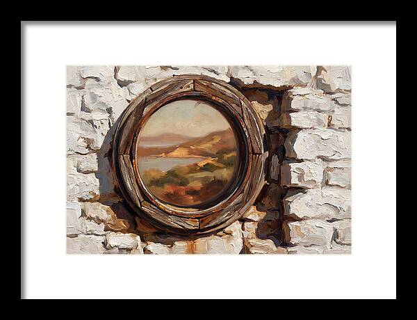Circular Porthole Window View