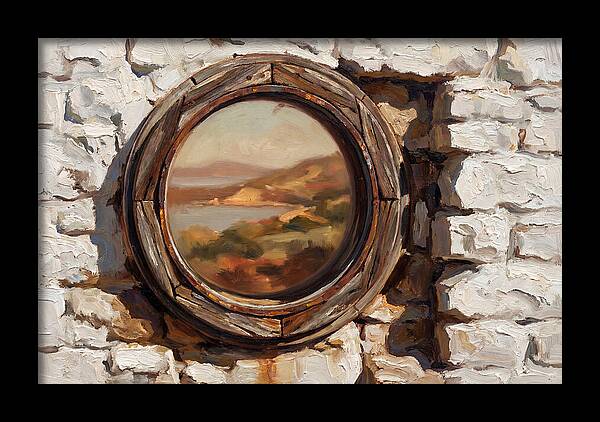 Circular Porthole Window View