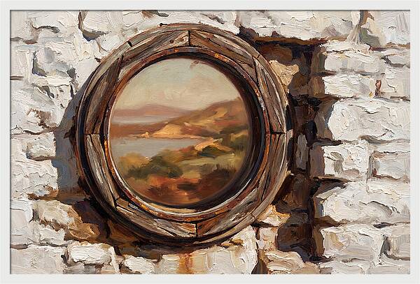 Circular Porthole Window View