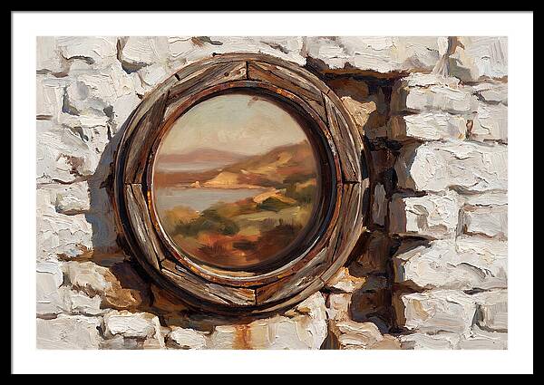 Circular Porthole Window View