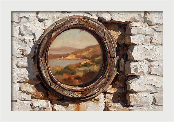 Circular Porthole Window View