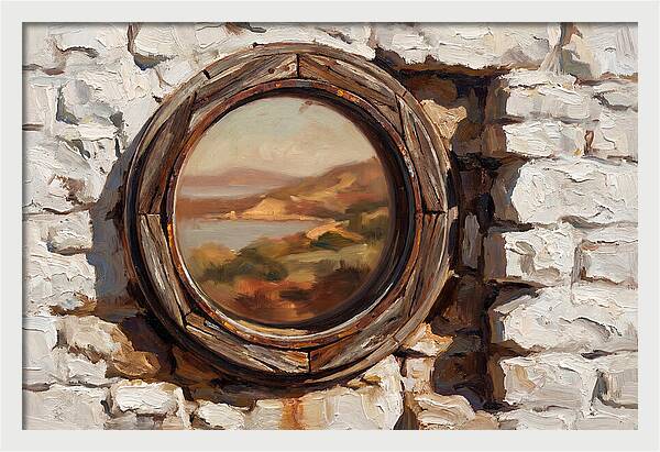 Circular Porthole Window View