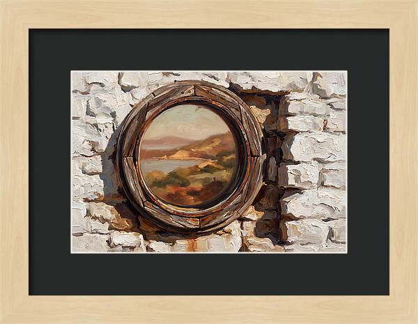 Circular Porthole Window View