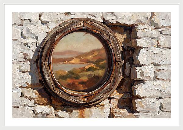 Circular Porthole Window View