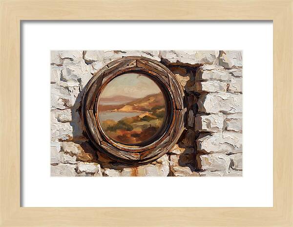 Circular Porthole Window View