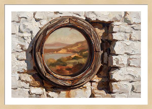 Circular Porthole Window View