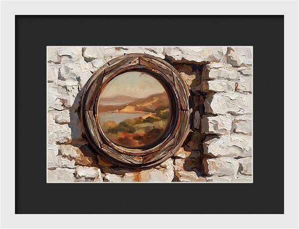 Circular Porthole Window View