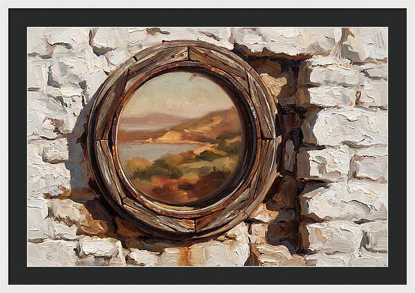 Circular Porthole Window View