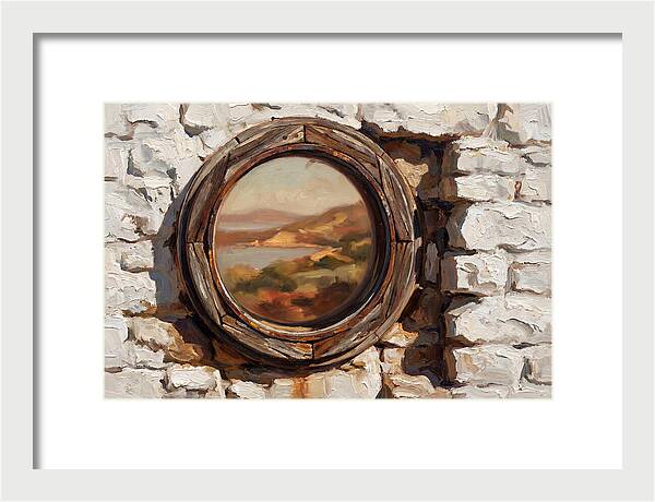 Circular Porthole Window View