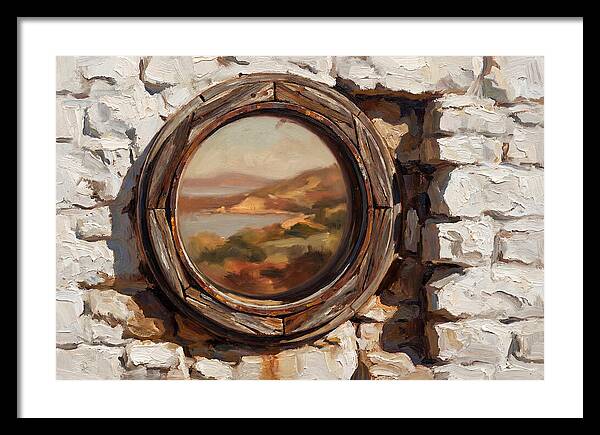 Circular Porthole Window View