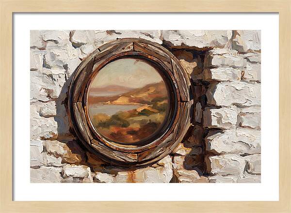 Circular Porthole Window View