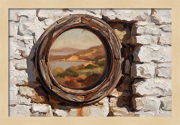 Circular Porthole Window View