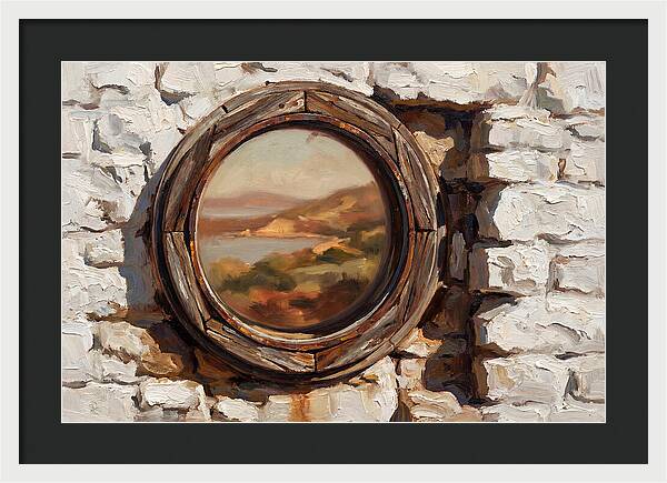 Circular Porthole Window View