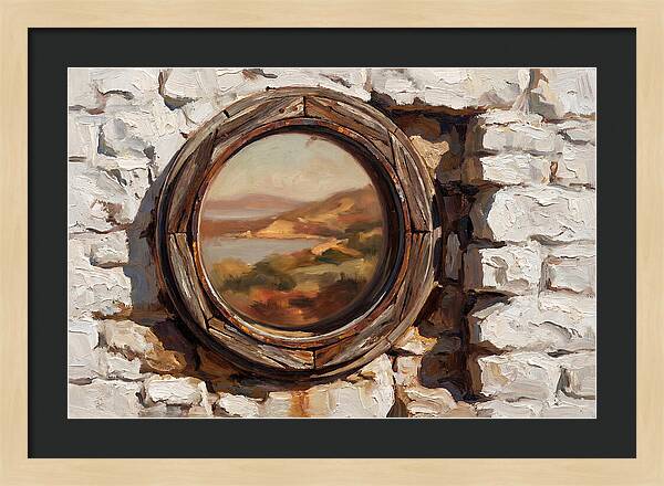 Circular Porthole Window View