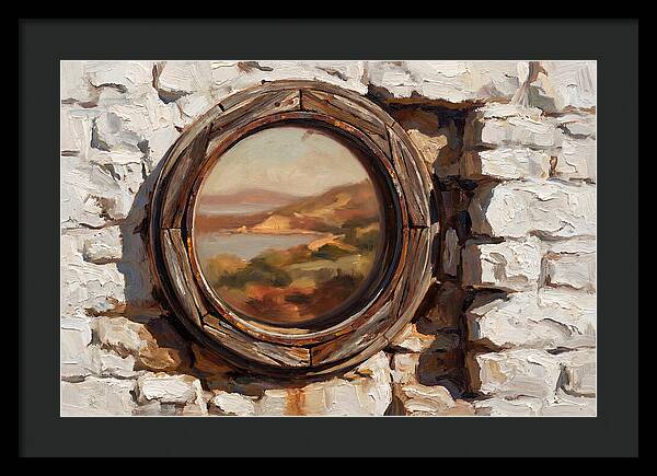Circular Porthole Window View