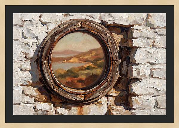 Circular Porthole Window View