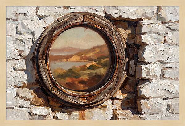 Circular Porthole Window View