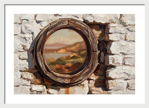 Circular Porthole Window View