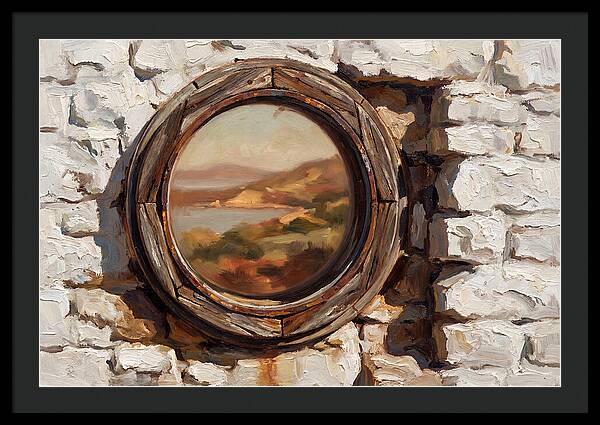 Circular Porthole Window View
