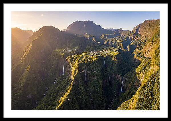 Cirque De Mafate From Above