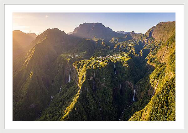 Cirque De Mafate From Above
