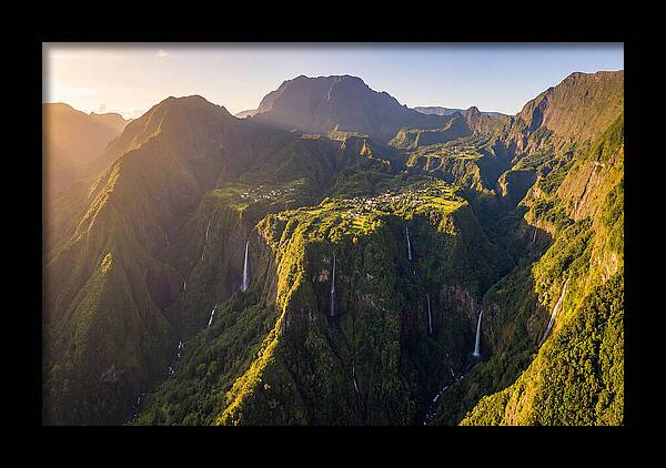 Cirque De Mafate From Above