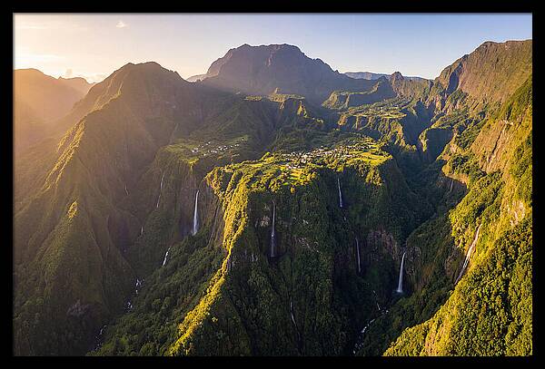 Cirque De Mafate From Above