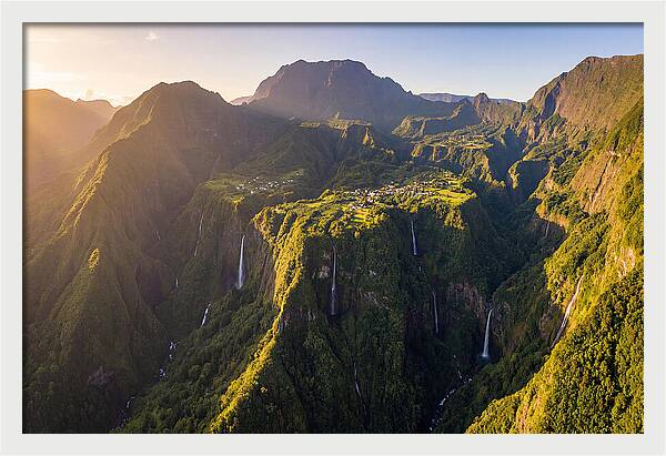 Cirque De Mafate From Above