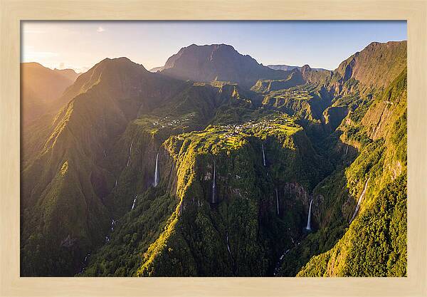 Cirque De Mafate From Above