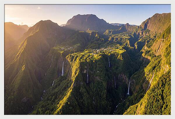 Cirque De Mafate From Above