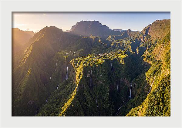 Cirque De Mafate From Above