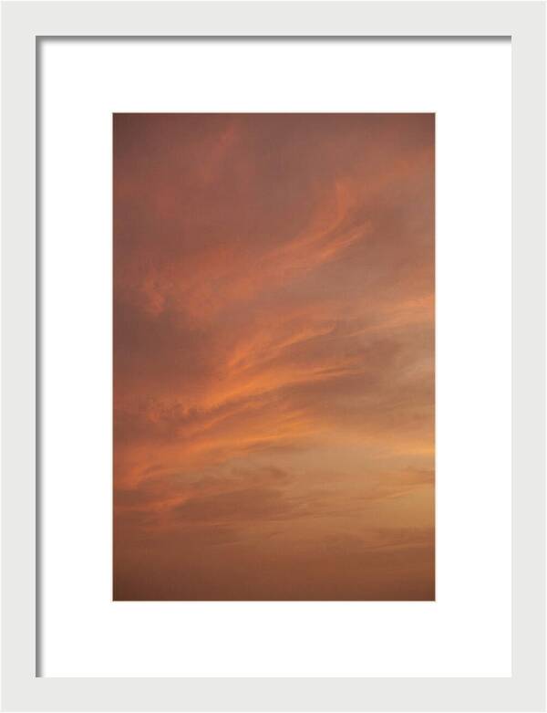 Cirrus Clouds Painted Gold